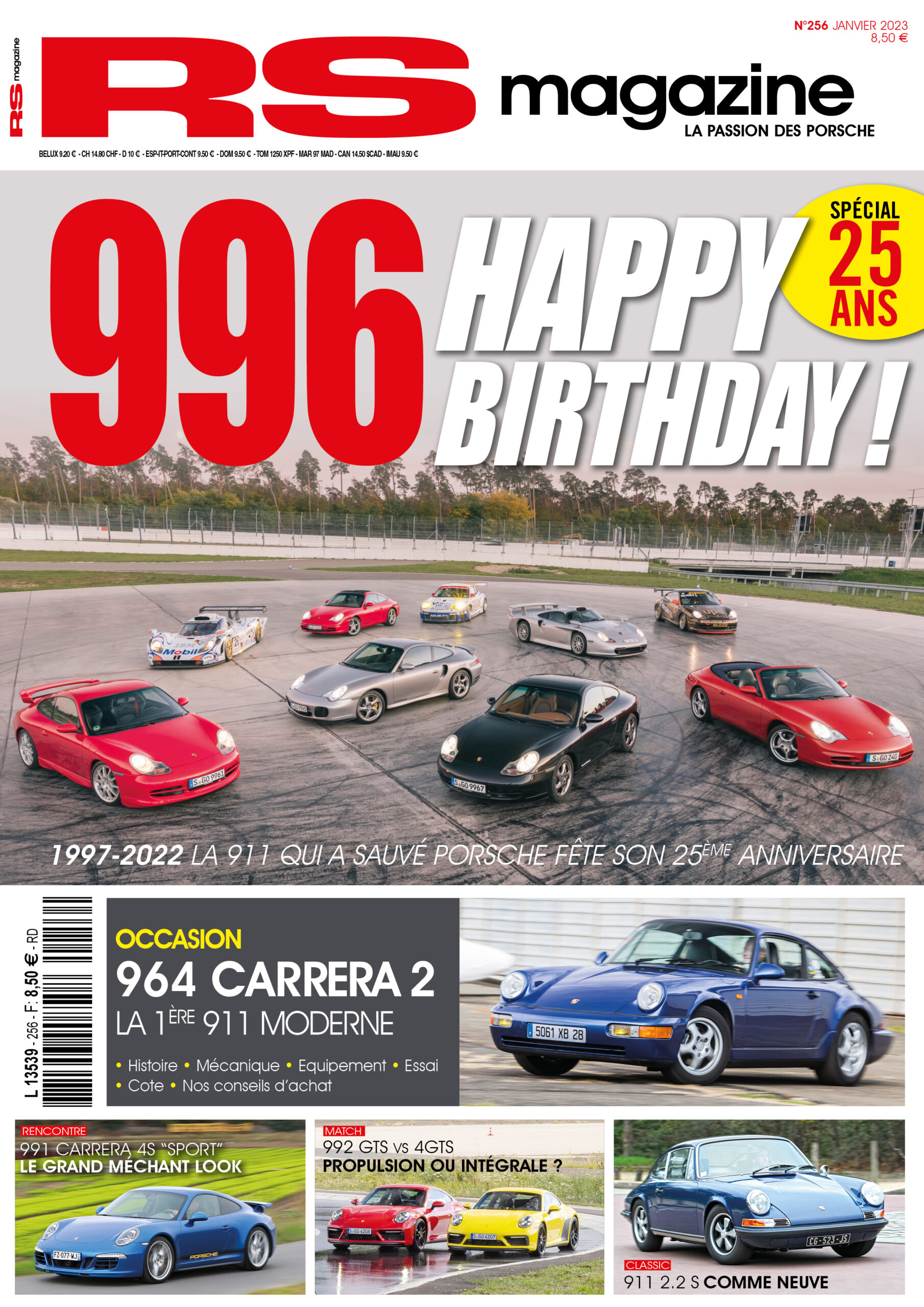 RS-magazine-numero-256-janvier-2023-porsche-911-boxster-cayman-cayenne-macan-panamera-taycan