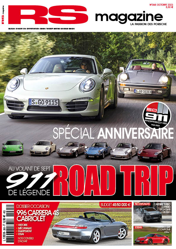 RS-magazine-numero-265-octobre-2023-porsche-911-boxster-cayman-cayenne-macan-panamera-taycan