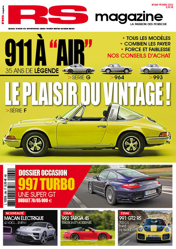 RS-magazine-numero-269-fevrier-2024-porsche-911-carrera-targa-GT3-boxster-cayman-cayenne-macan-panamera-taycan